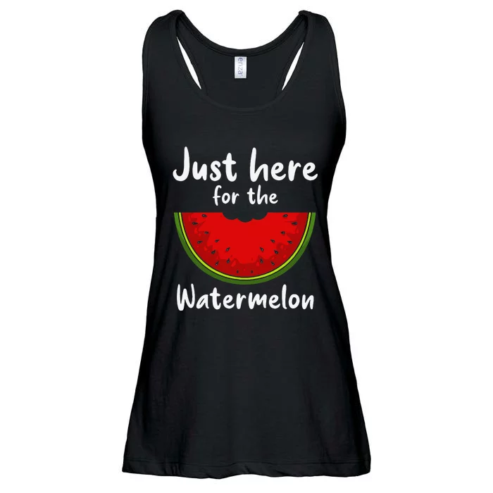 Funny Watermelon Design For Watermelon Wedge Fruit Ladies Essential Flowy Tank