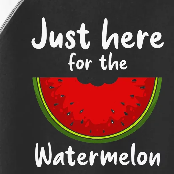 Funny Watermelon Design For Watermelon Wedge Fruit Toddler Fine Jersey T-Shirt