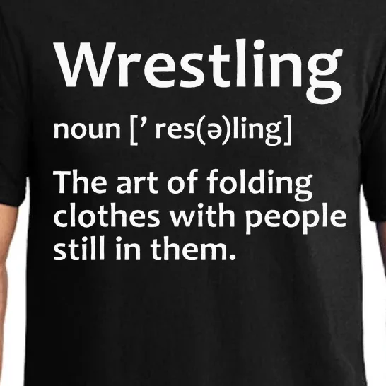 Funny Wrestling Design For  Wrestlers Pajama Set