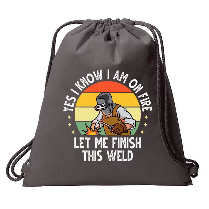 Funny Welding Design Dad Welder Worker Welding Drawstring Bag