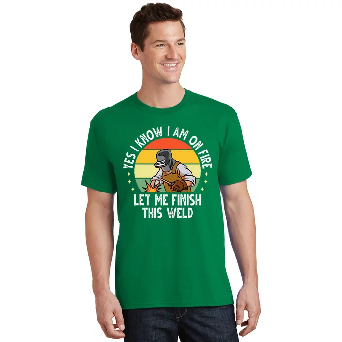 Funny Welding Design Dad Welder Worker Welding T-Shirt