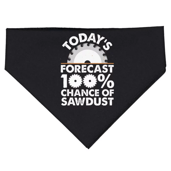 Funny Woodworking Design For  Carpentry Woodworker USA-Made Doggie Bandana