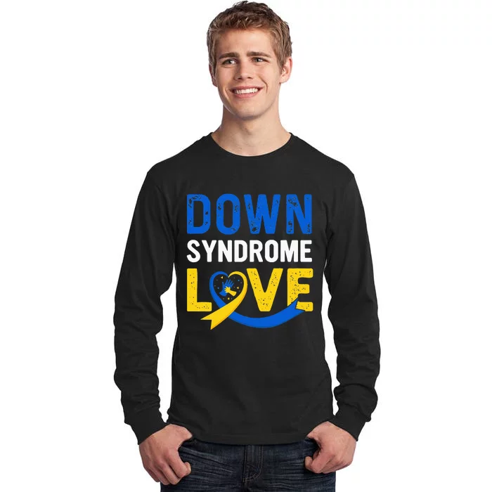 funny World Down Syndrome Day Awareness for mom Tall Long Sleeve T-Shirt