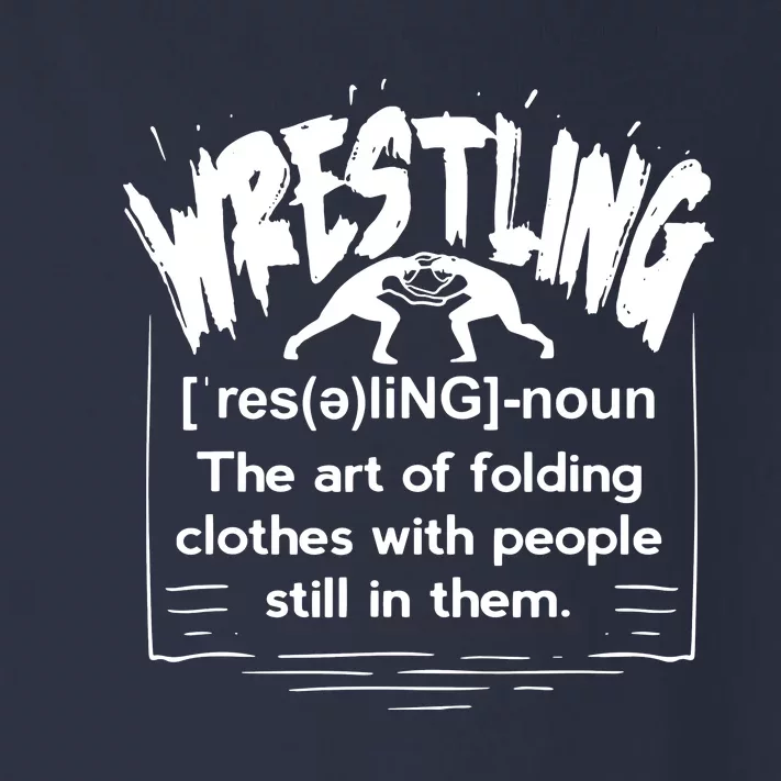 Funny Wrestling Definition Wrestler Toddler Long Sleeve Shirt