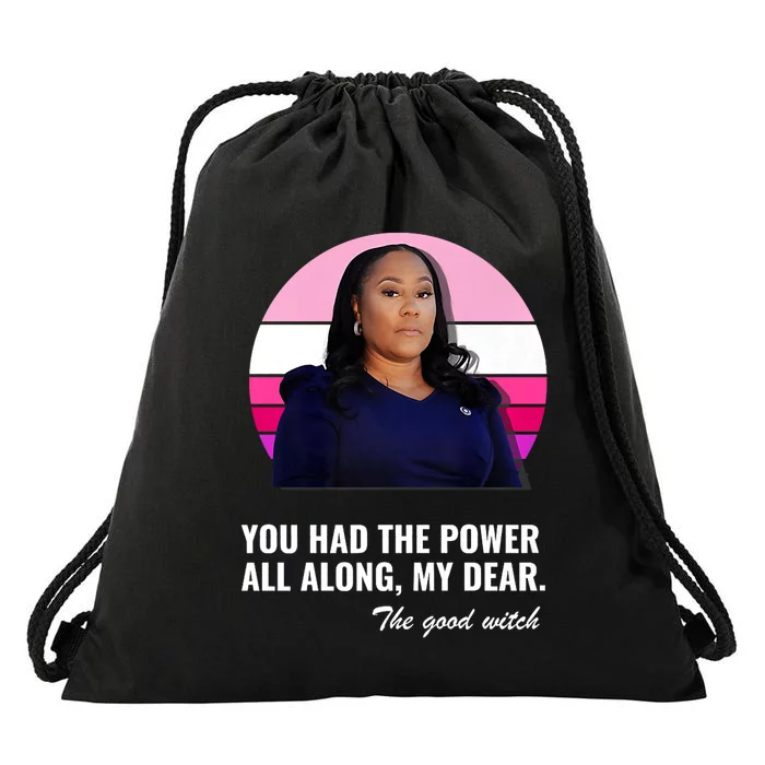 Fani Willis District Attorney Had The Power All Along Drawstring Bag