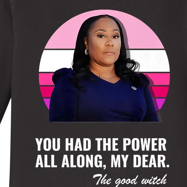 Fani Willis District Attorney Had The Power All Along Baby Long Sleeve Bodysuit