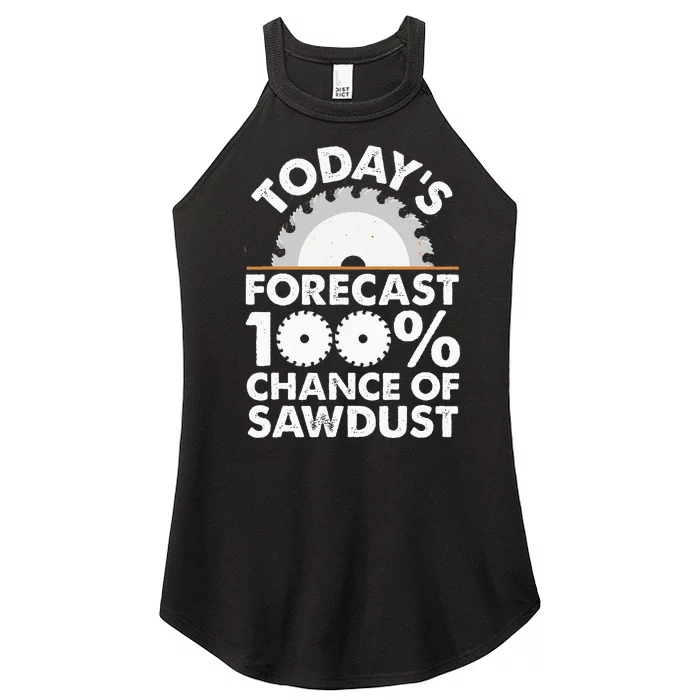 Funny Woodworking Design For Men Women Carpentry Woodworker Women’s Perfect Tri Rocker Tank