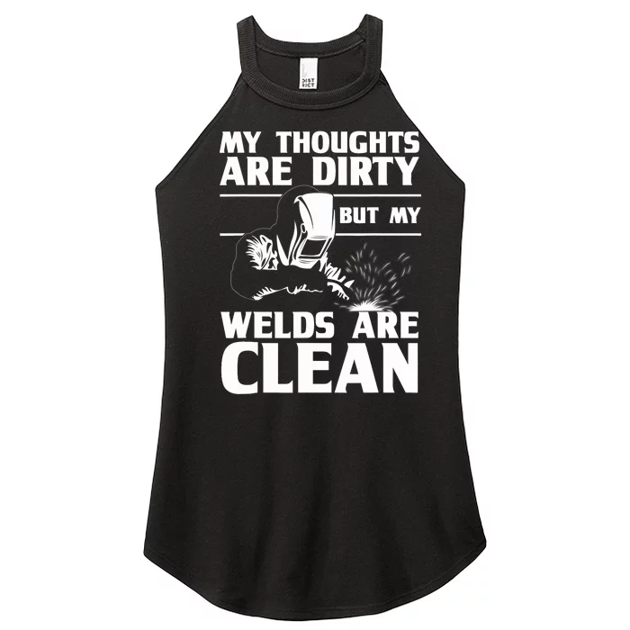 Funny Welding Designs For Dad Metal Workers Blacksmith Women’s Perfect Tri Rocker Tank