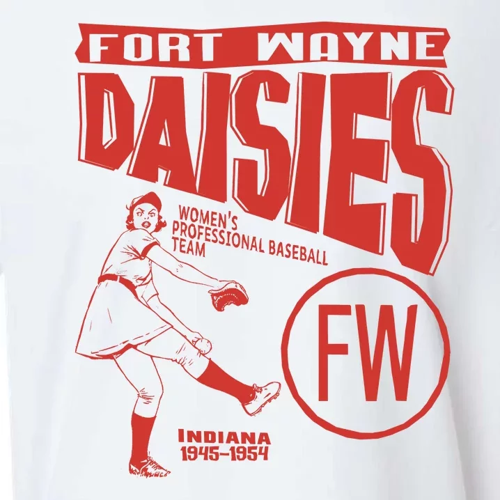 Fort Wayne Daisies Women Professional Baseball Team 1945 Sueded Cloud Jersey T-Shirt