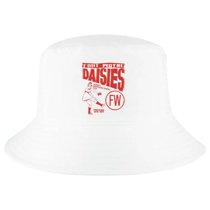 Fort Wayne Daisies Women Professional Baseball Team 1945 Cool Comfort Performance Bucket Hat