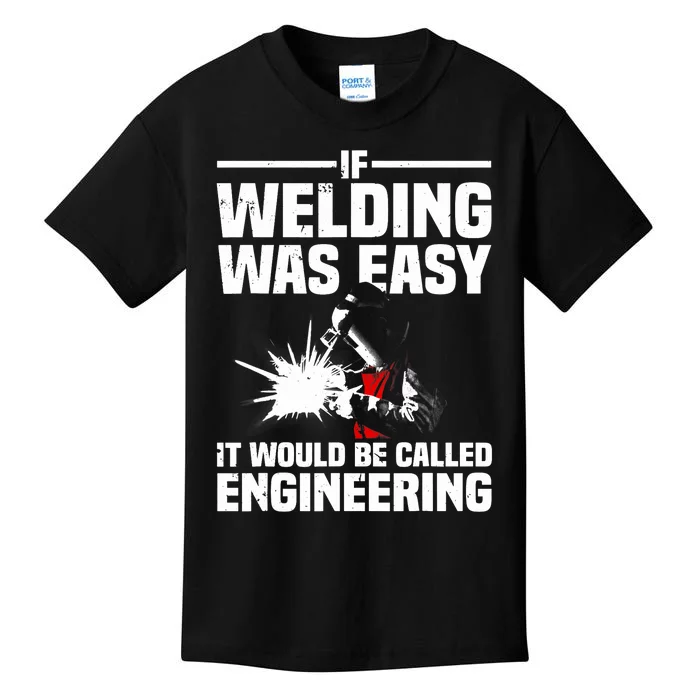 Funny Welding Design Welder Weld Welding Lover Kids T-Shirt