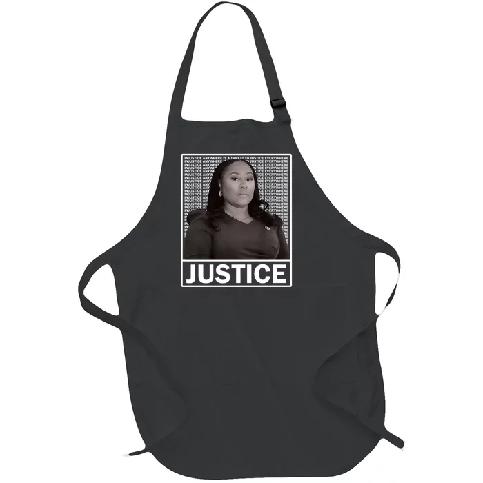 Fani Willis District Attorney Seeks Justice Full-Length Apron With Pocket