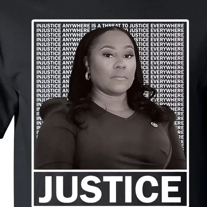 Fani Willis District Attorney Seeks Justice Tall T-Shirt