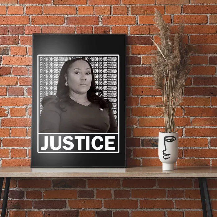 Fani Willis District Attorney Seeks Justice Poster