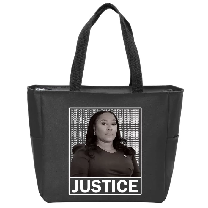 Fani Willis District Attorney Seeks Justice Zip Tote Bag