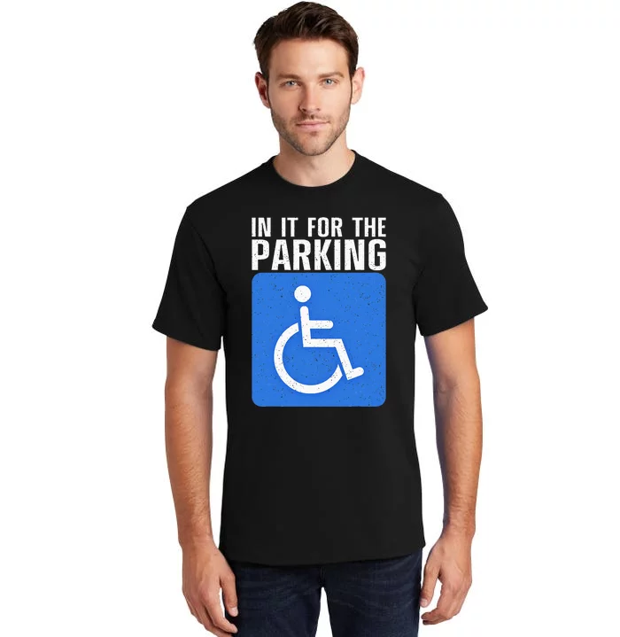 Funny Wheelchair Design For Disability Handicapped Tall T-Shirt