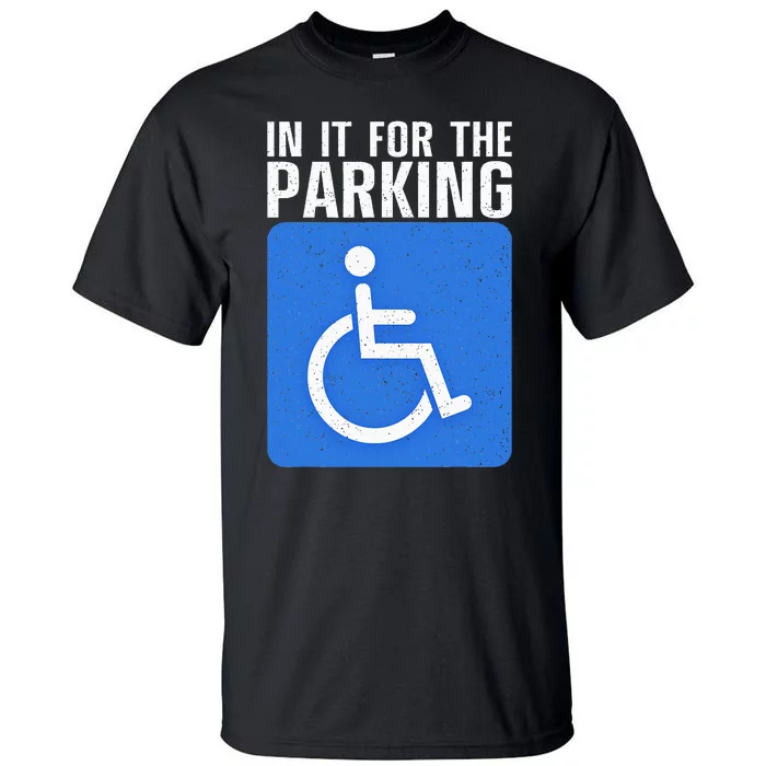 Funny Wheelchair Design For Disability Handicapped Tall T-Shirt