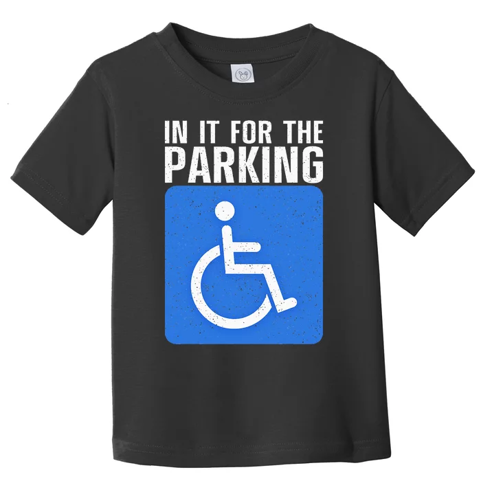 Funny Wheelchair Design For Disability Handicapped Toddler T-Shirt