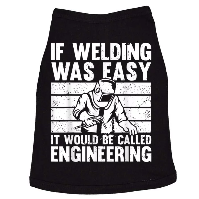 Funny Welding Design For Men Women Welder Weld Welding Lover Doggie Tank