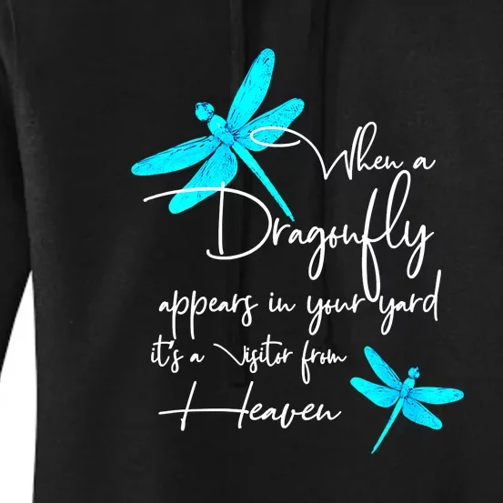 Funny Womens Dragonfly Spiritual Faith Dragonflies Lovers Women's Pullover Hoodie