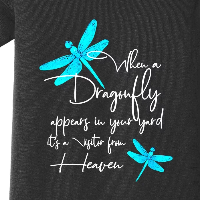 Funny Womens Dragonfly Spiritual Faith Dragonflies Lovers Baby Bodysuit