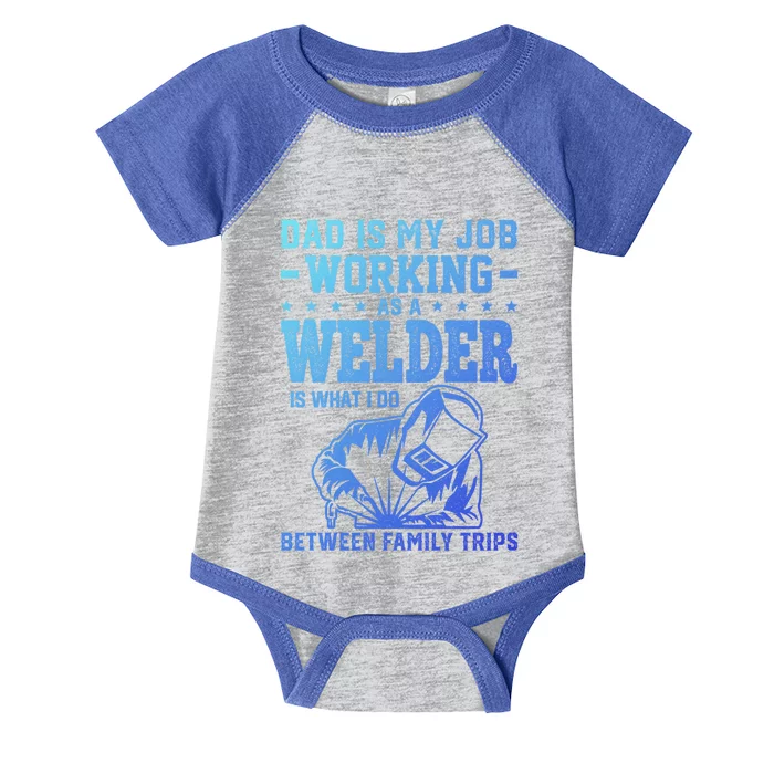 Funny Welder Dad Welding Worker Papa Grandpa Fathers Day Cool Gift Infant Baby Jersey Bodysuit