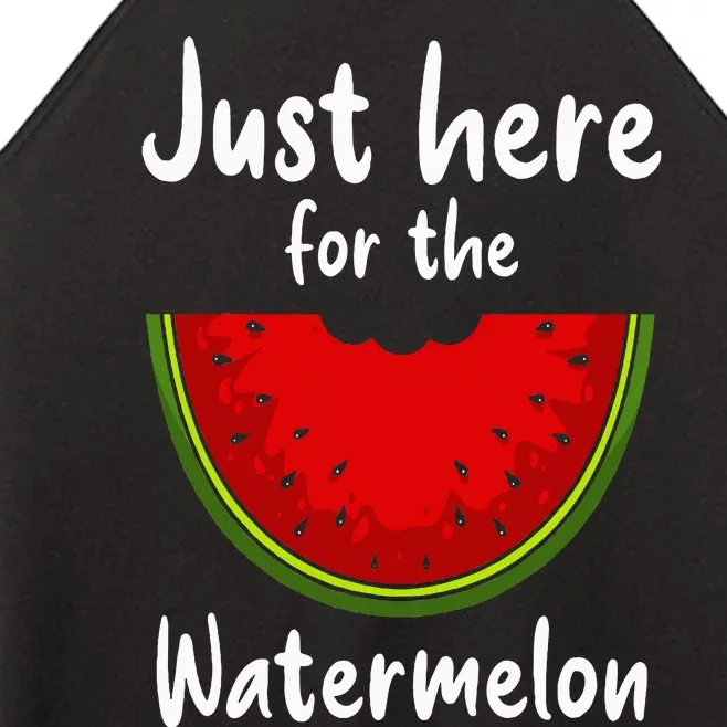 Funny Watermelon Design For  Watermelon Wedge Fruit Women’s Perfect Tri Rocker Tank