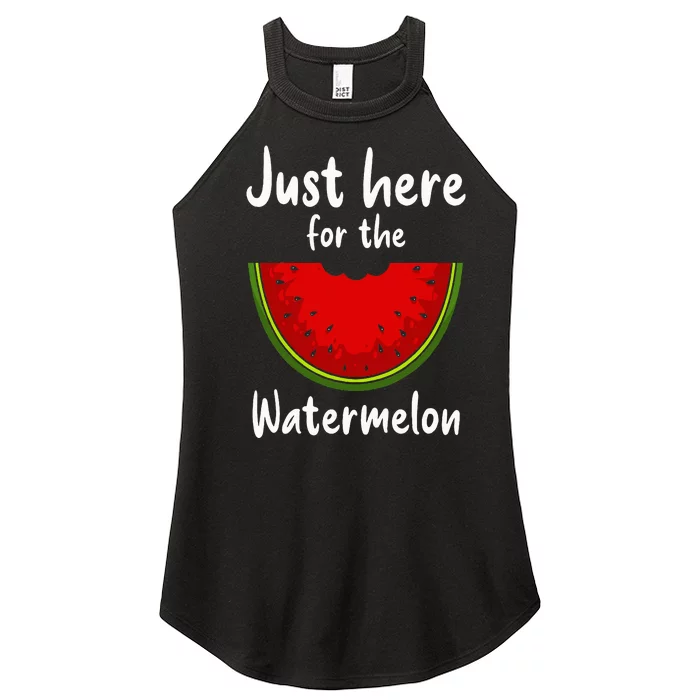 Funny Watermelon Design For  Watermelon Wedge Fruit Women’s Perfect Tri Rocker Tank