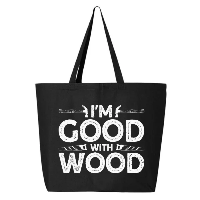 Funny Woodworking Design For Wo Woodworker Carpenter 25L Jumbo Tote