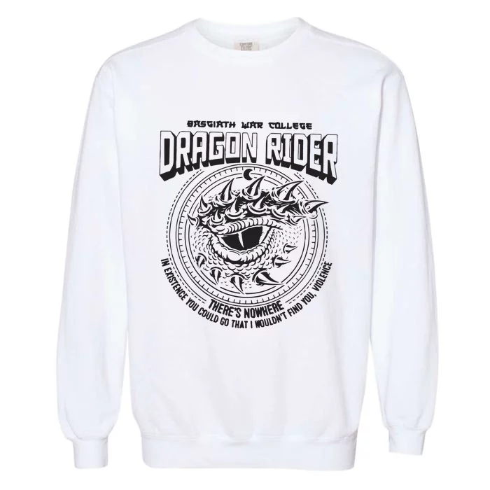 Fourth Wing Dragon Rider Rebecca Yarros Garment-Dyed Sweatshirt