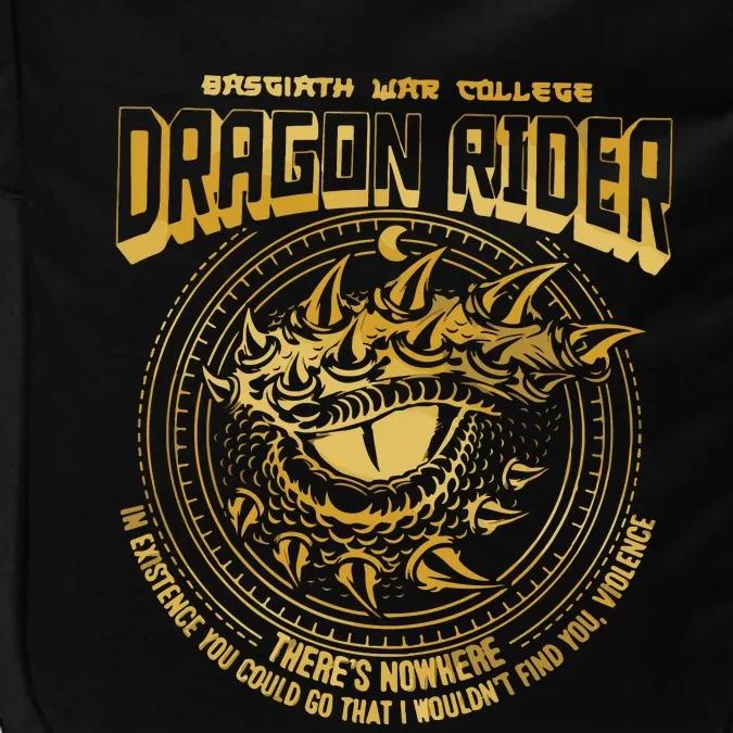 Fourth Wing Dragon Rider Rebecca Yarros Impact Tech Backpack