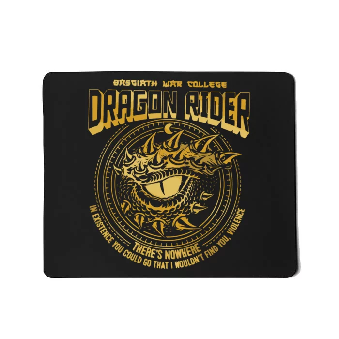 Fourth Wing Dragon Rider Rebecca Yarros Mousepad