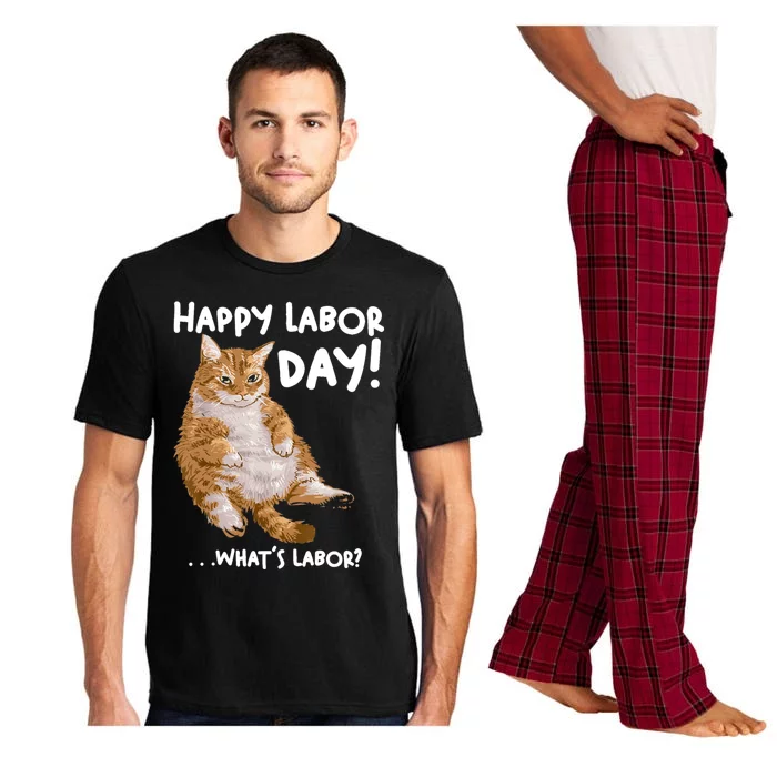 Funny Working Day Cat For Men And Women Pajama Set