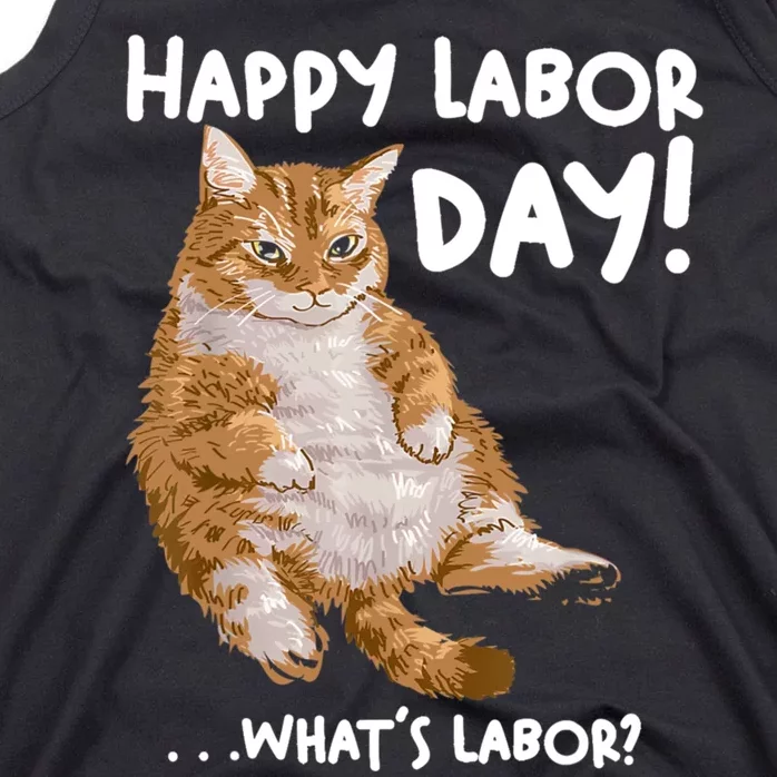 Funny Working Day Cat For Men And Women Tank Top