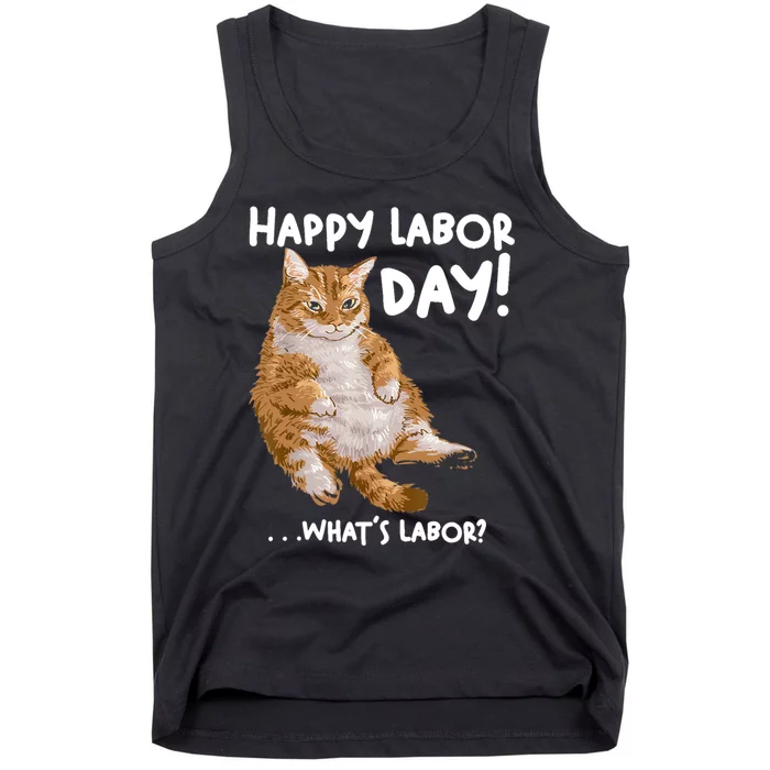 Funny Working Day Cat For Men And Women Tank Top