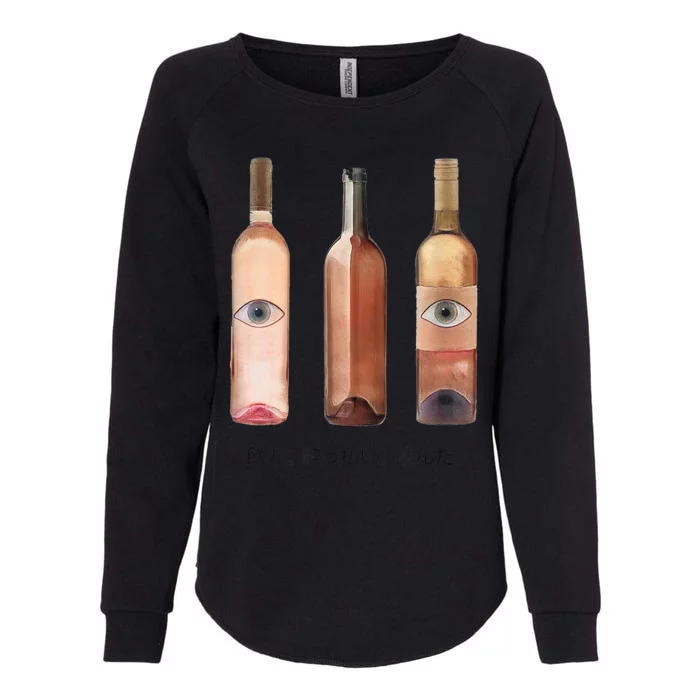 Funny Wine Drinking Womens California Wash Sweatshirt