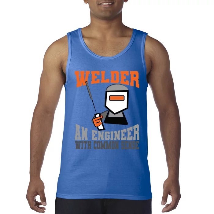 Fun Welder Engineer Gift Tank Top