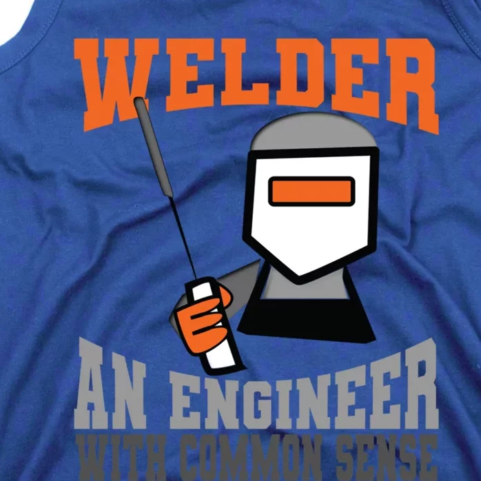 Fun Welder Engineer Gift Tank Top