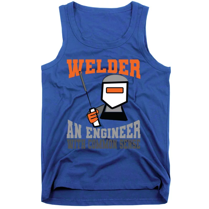 Fun Welder Engineer Gift Tank Top