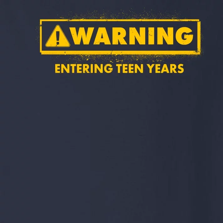 Funny Warning Entering Teen Years Toddler Long Sleeve Shirt