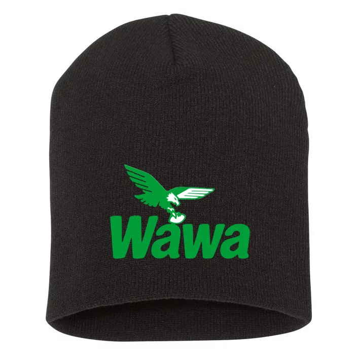 Funny Wawa Eagle Philadelphia Football Fan Short Acrylic Beanie