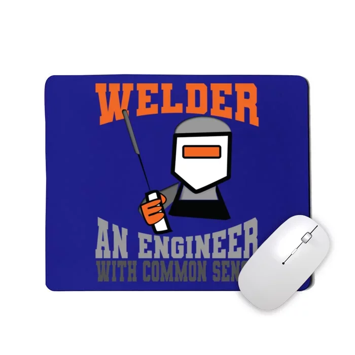 Fun Welder Engineer Gift Mousepad