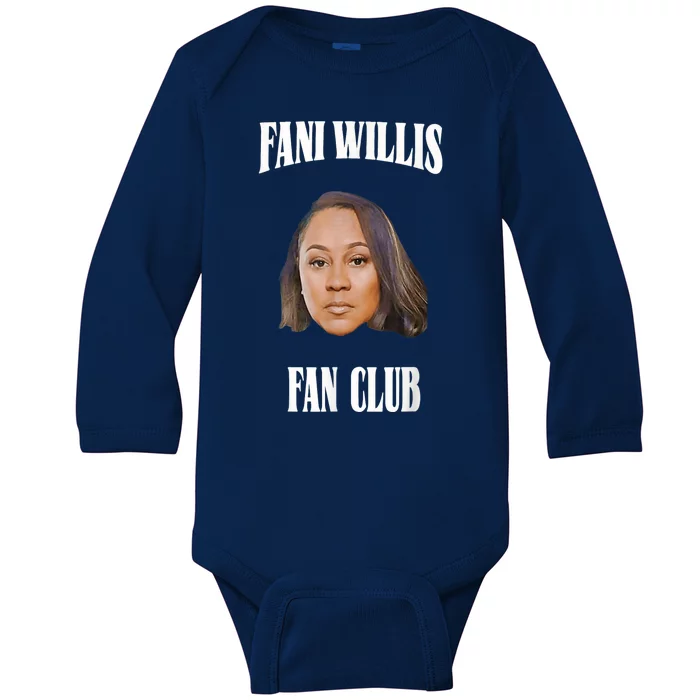 Fani Willis Fan Club Jack Smith Retro Vintage Baby Long Sleeve Bodysuit