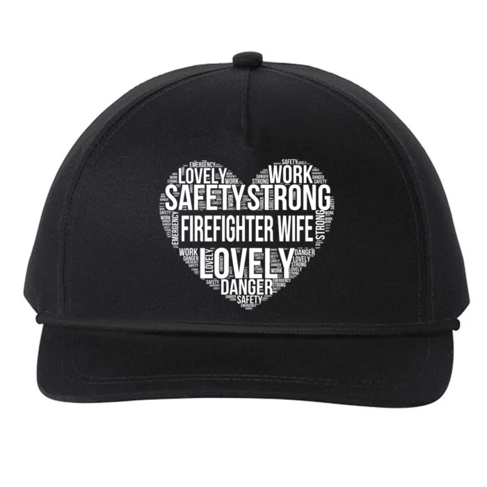 Firefighter Wife Firefighter Gift Snapback Five-Panel Rope Hat