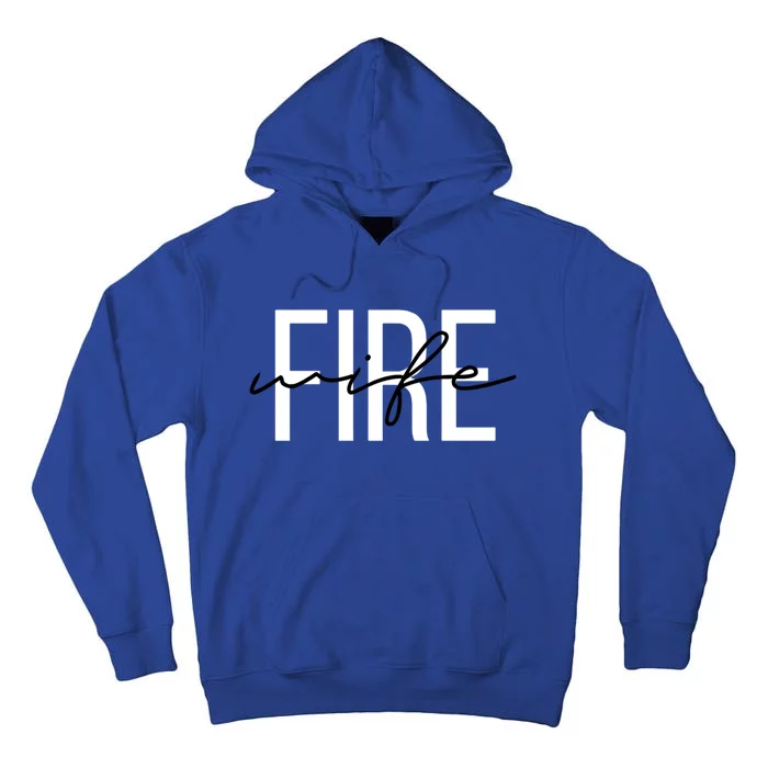 Firefighter Wife Fire Life Fire Babe Cool Gift Tall Hoodie