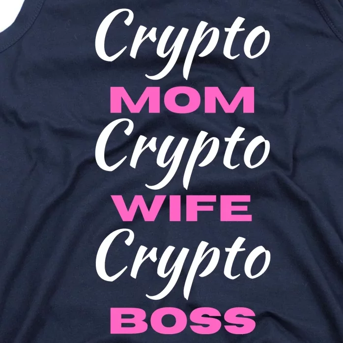 Funny Women, Funny Crypto Mom Wife Boss, Funny Woman Tee Tank Top