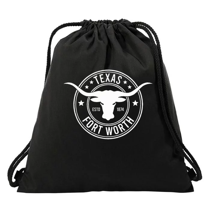 Fort Worth Drawstring Bag