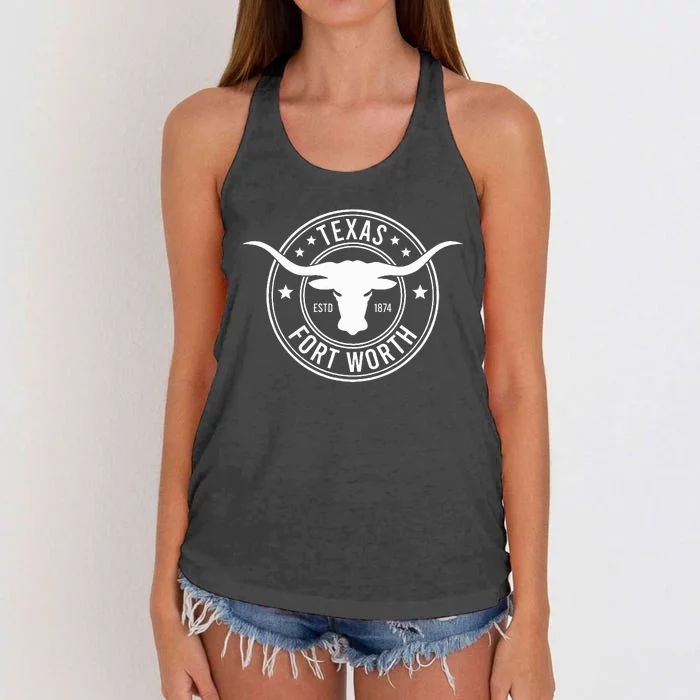 Fort Worth Women's Knotted Racerback Tank