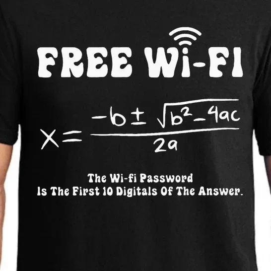 Free Wifi Funny 100 Days Of School Mathematics Calculation Pajama Set