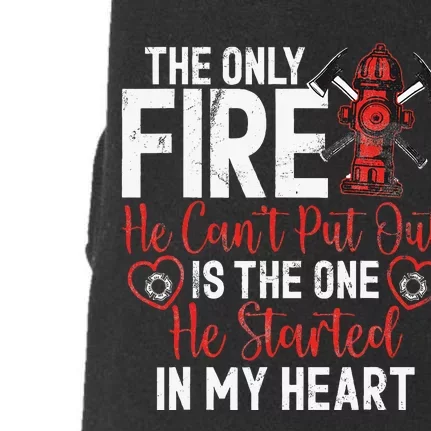 Firefighter Wife Fire Wife Doggie 3-End Fleece Hoodie